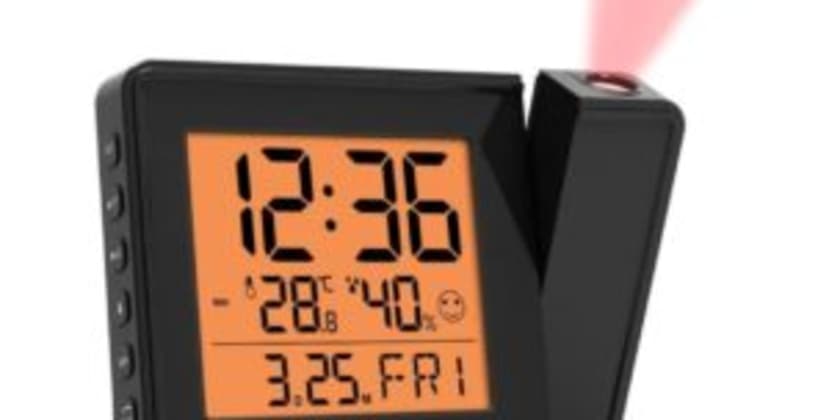 Brookstone BALDR Projection Alarm Clock