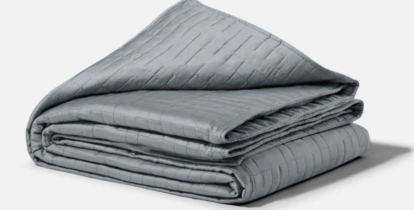 Product page image of the Gravity Cooling Weighted Blanket