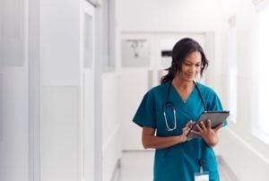 Stock image of a Doctor in a medical facility