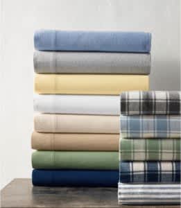 LL Bean Ultrasoft Comfort Flannel Sheet Set