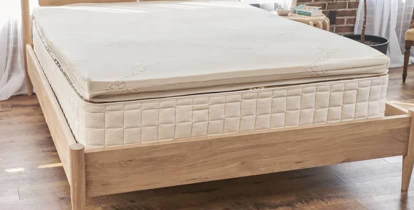 Product page photo of the Naturepedic Adagio Organic Latex Mattress Topper