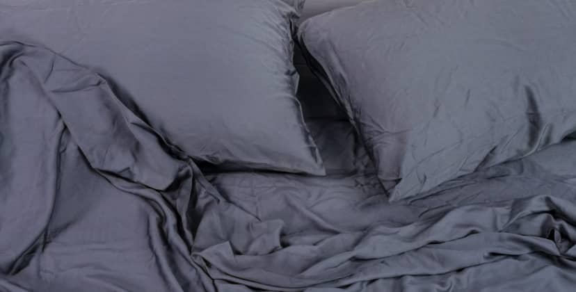 A picture of the Luxome Luxury Sheet Set in Sleep Foundation's test lab.