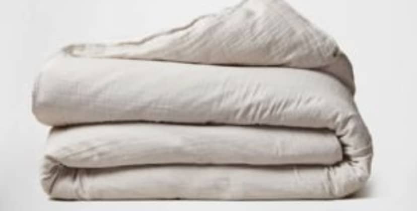 Silk & Snow Muslin Duvet Cover